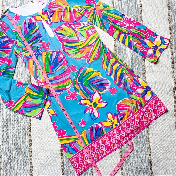 Lilly Pulitzer Fairfield Long Sleeve Tunic Dress S - Picture 4 of 8
